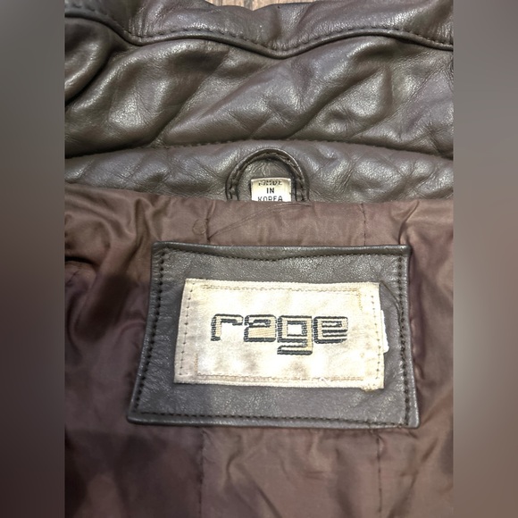 Vintage RAGE Leather Jacket - Picture 6 of 15